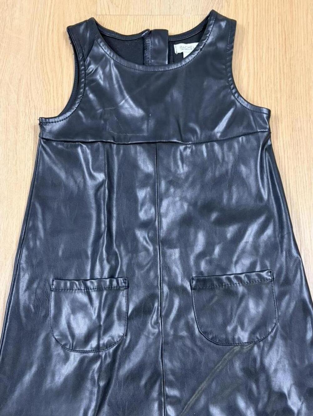 Girls Rachel Zoe Faux Leather Dress 🖤